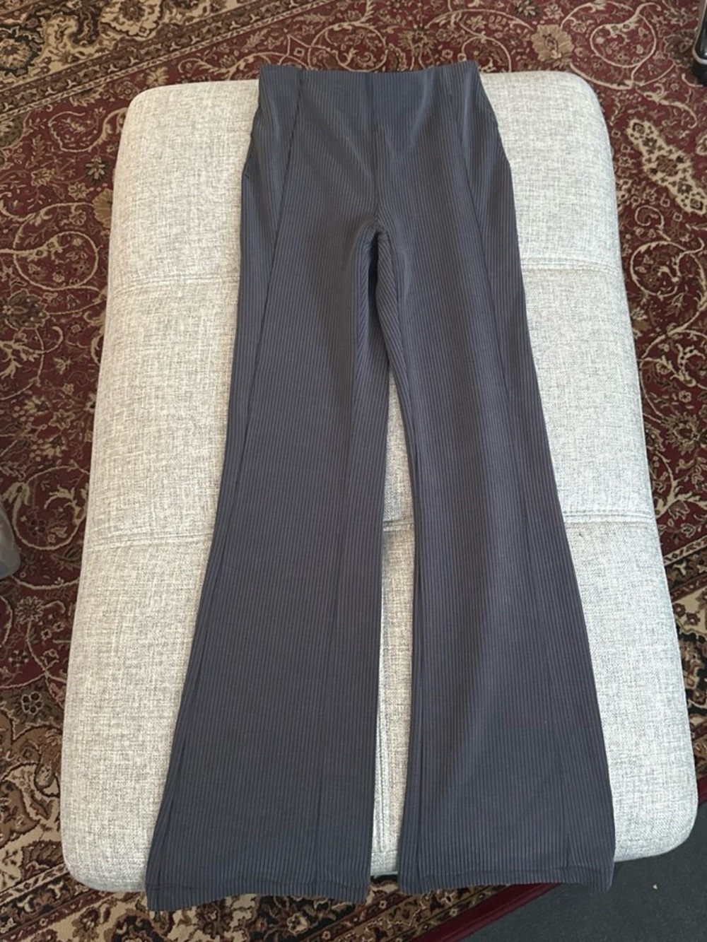 lululemon athletica Ribbed Flare Pants - Charcoal Gray